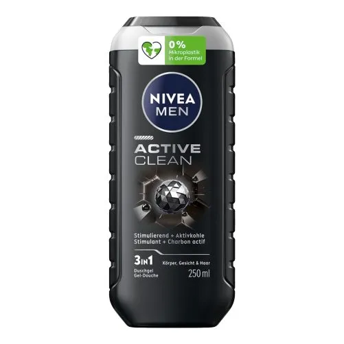 [shampoo_021] Nivea Men Active Clean 3in1 Duschgel