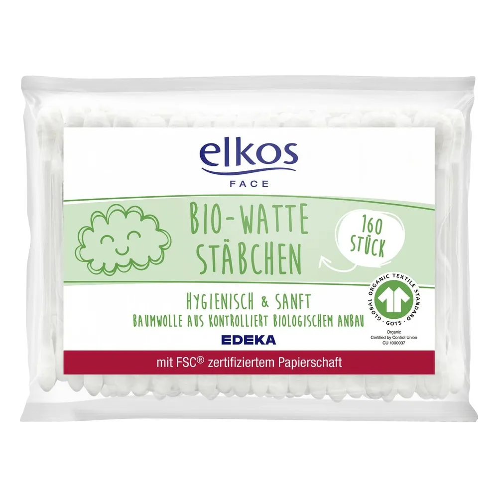 [shampoo_027] Elkos Bio-Watte Stäbchen