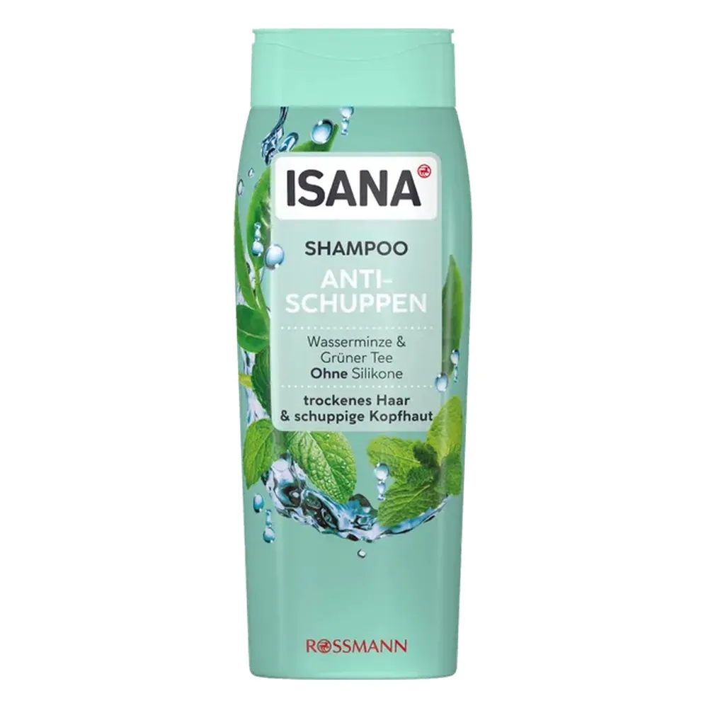 [shampoo_030] Isana Shampoo Anti-Schuppen Wasserminze & Grüner Tee